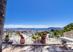 Villa à vendre à Toulon vue mer et piscine avec garage - Agence Immobilière Le Mourillon Happyssimmo - Le Faron Happyssimmo - Maison à vendre à Toulon - Villa for sale in Provence