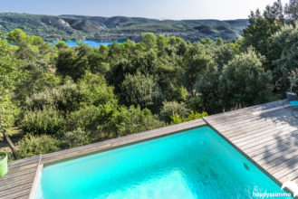 Achat Vente Villa Maison avec jardin et piscine à Esparron de Verdon 04800 - Agence Immobilière Haut-Var Alpes de haute provence - Happyssimmo Haut-Var - Estimation immobilière Esparron de Verdon - Villa for sale in Provence