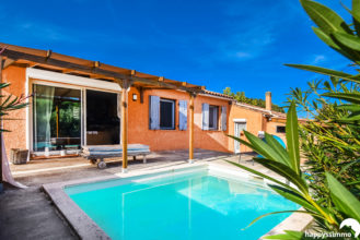 Vente Villa Maison Plain Pied avec jardin et piscine à Gonfaron 83590 - Agence Immobilière Gonfaron 83590 - Happyssimmo Gonfaron Le Luc - Virginie Moron Agent Immobilière
