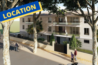 Agence Immobilière Brignoles Happyssimmo - Location appartement T3 de 56.30m² avec terrasse de 11.31m² et garage à Brignoles - 83170